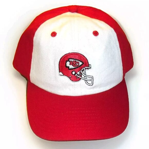 Kansas City Chiefs Mens Adult Stretch fit Red White hat cap sz. Large New Nfl - Picture 1 of 4